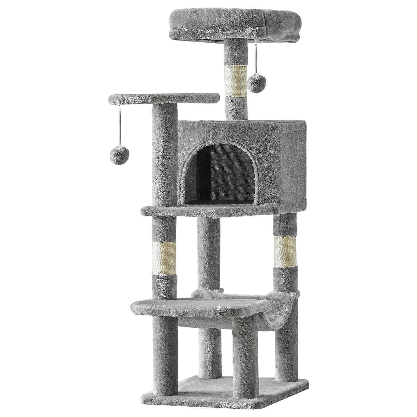 Tall Multi-Cat Climbing Tower for Pet Furniture