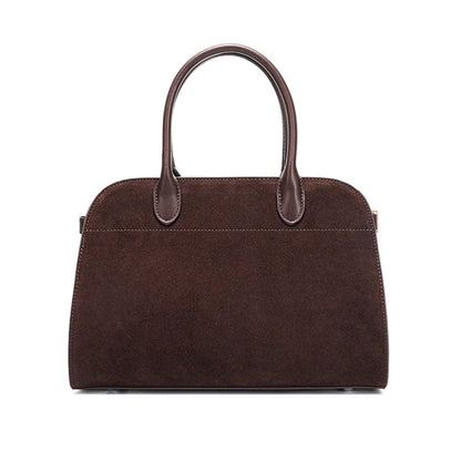 Hifashion Suede Genuine Leather Tote For Women