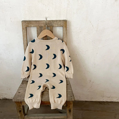 Boy/Girl Pure Cotton Cartoon Crawling Clothes