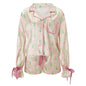 2 Pcs Christmas Pajamas for Women Satin Silk Sleepwear