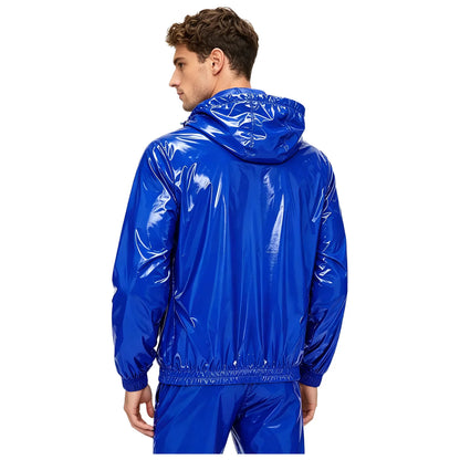 Mens Waterproof Hooded Breathable Raincoat