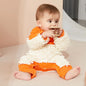 Girls Cleaning Mop Long Sleeve Crawling Jumpsuit