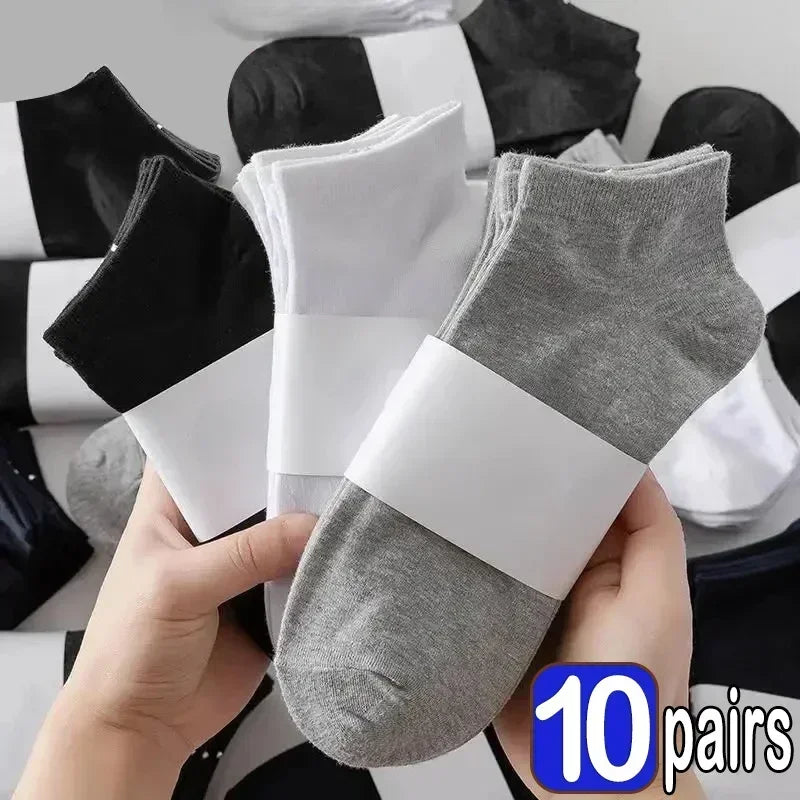 10 Pair Men Ankle Socks