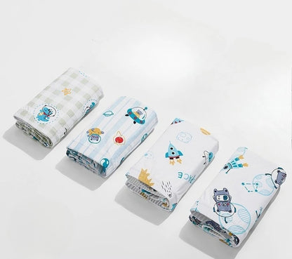 4PCS Boys Cute Cartoon Breathable Cotton Underwear