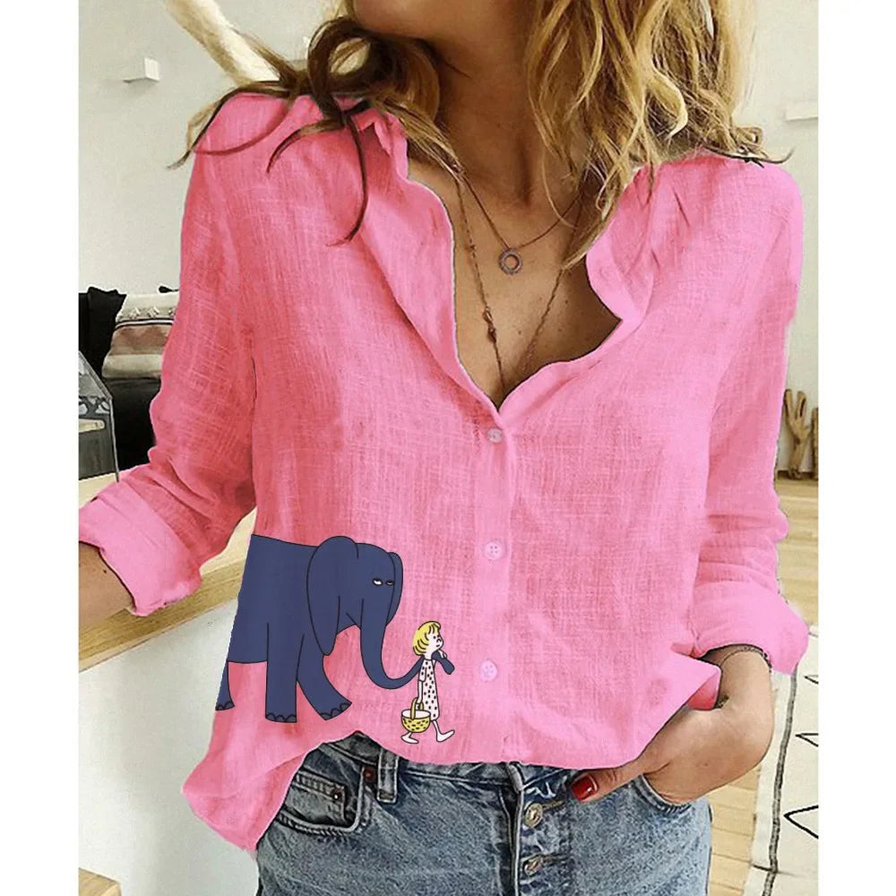 Women Cotton Linen Casual Fashion Elegant Streetwear
