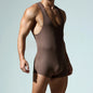 MENS SEXY RAYON FITNESS WRESTLING JUMPSUIT