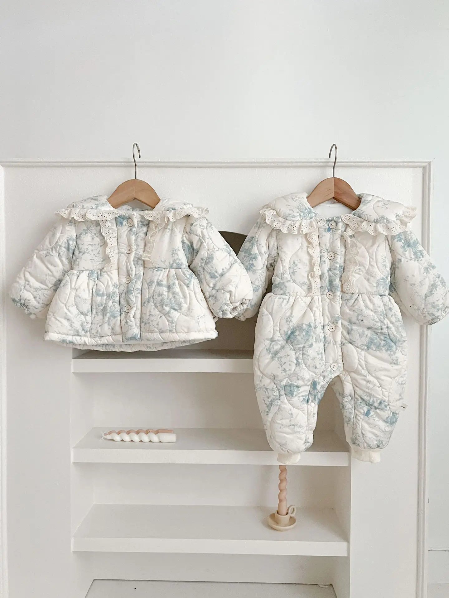 Infant Baby Girls Long Sleeve Cotton Jumpsuit