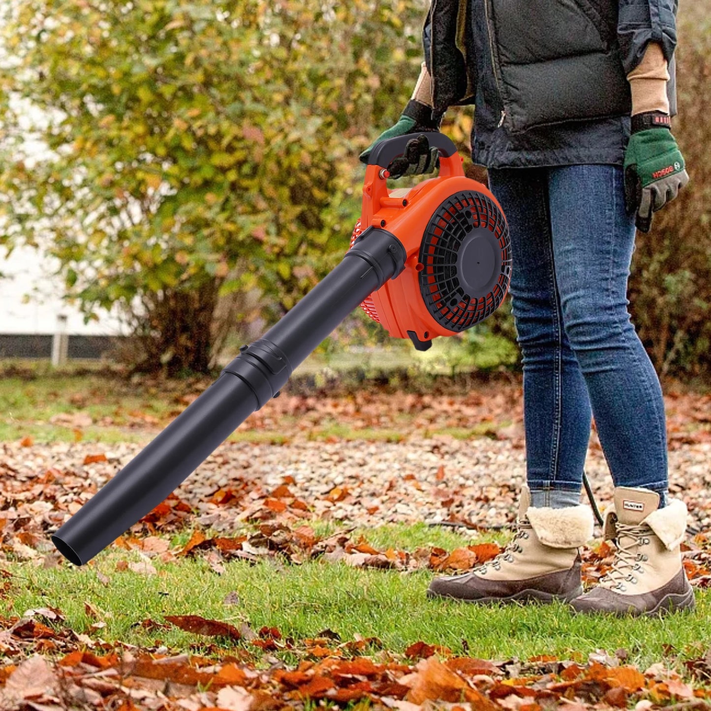 Commercial Handheld Gas Leaf Blower Cleaning Tool