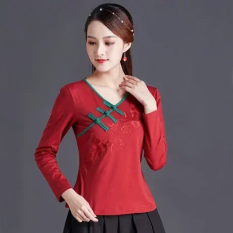 Streetwear Fashion Casual Women Vintage Top