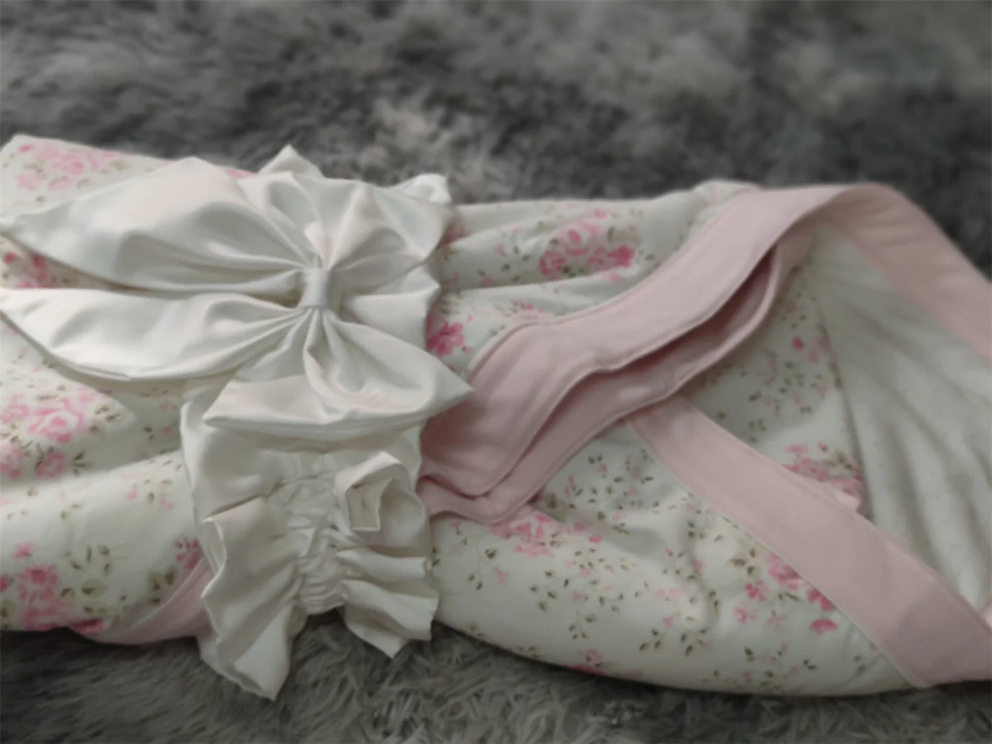 Boys/Girls French Lace Essential Receiving Blanket Ultra-Soft