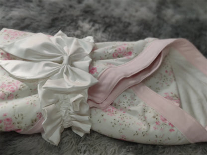 Boys/Girls French Lace Essential Receiving Blanket Ultra-Soft