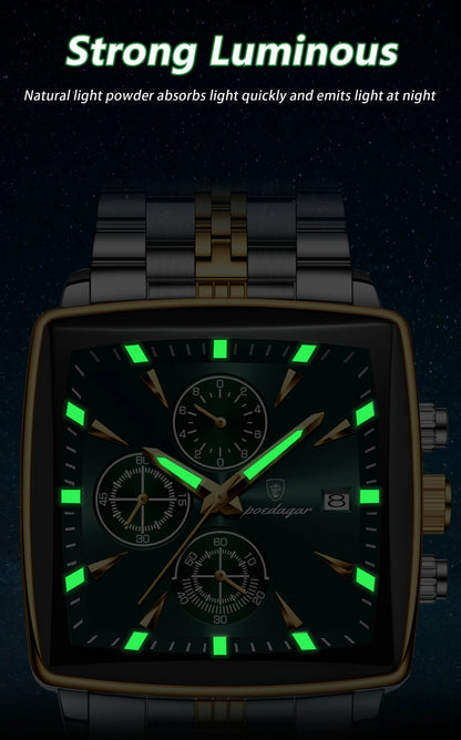 POEDAGAR Top Luxury Male Wristwatch Waterproof