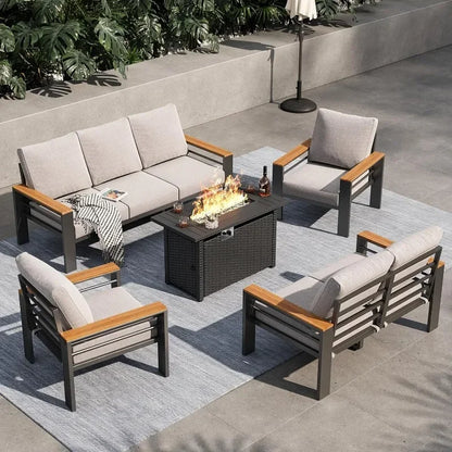 Outdoor Sectional with Coffee Table, Patio Sets