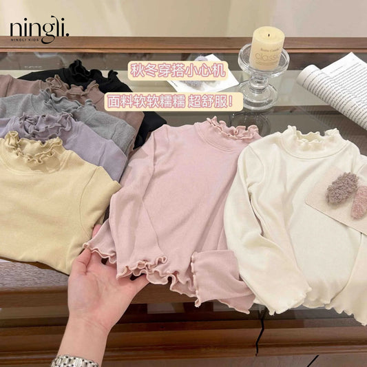 Girls Long Sleeve Tee - Soft Cotton Top