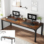 Double Long Desk with 2 Drawers, Office Table