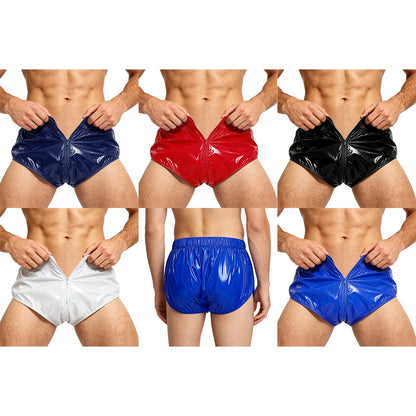 Mens Waterproof Diaper Cover Front Zipper Briefs