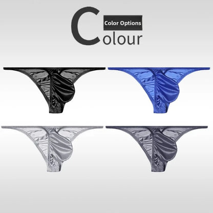 Low Waist Ice Silk Smooth Men's e Underwear