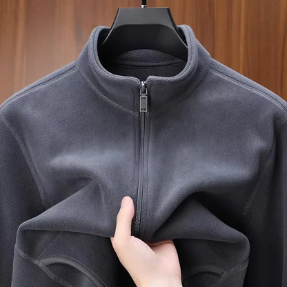Zipper Hoodie Sweatshirt Fleece Lined Cardigan Jacket