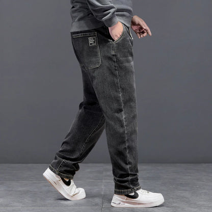 Extra Big Size Jeans Men Baggy Loose