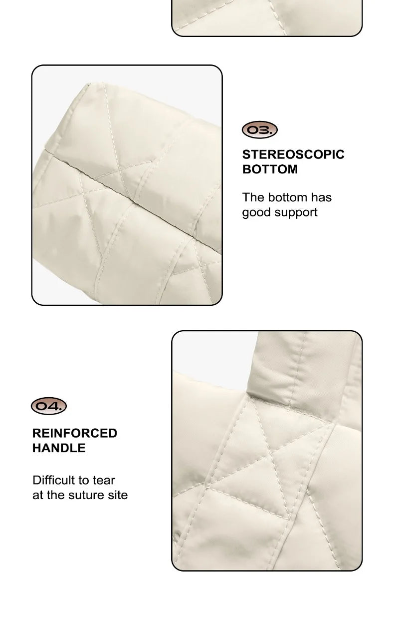 LEE Large Soft Puffer Bag Women Down-filled