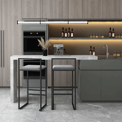 Modern Simple Bar Chair Nordic Designer Minimalist
