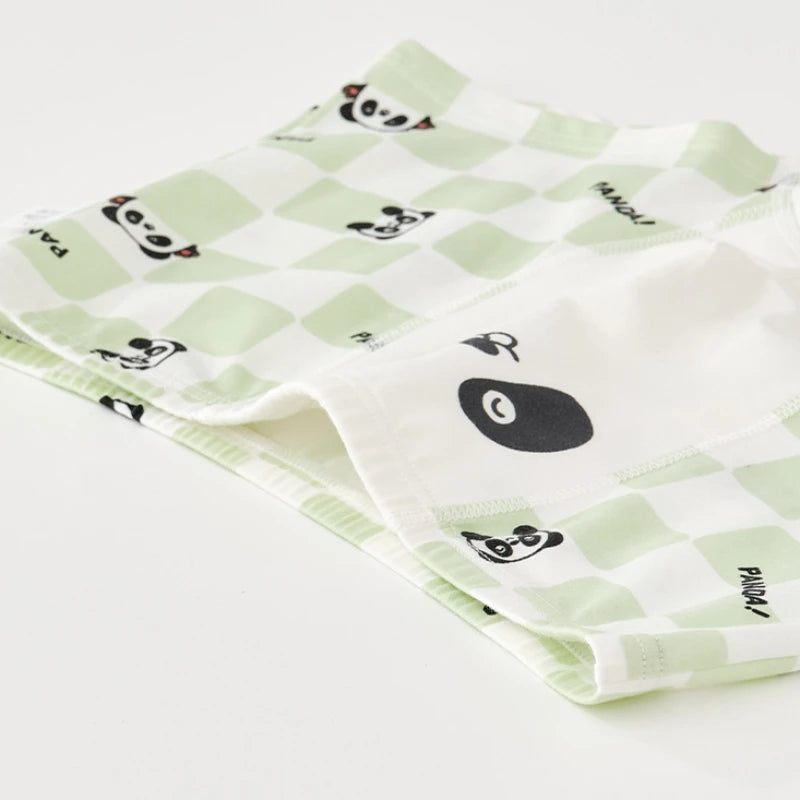 4PCS Cotton Antibacterial Boys Breathable Underwear