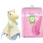 Personalized Baby Security Blanket Comforter Tags Rattles