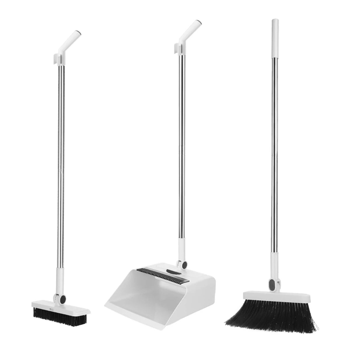3 in 1 Broom and Dustpan Floor Brush Long-handled