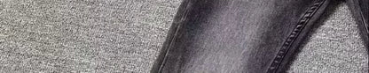 Black Grey Jeans Micro Flared Pants Youth