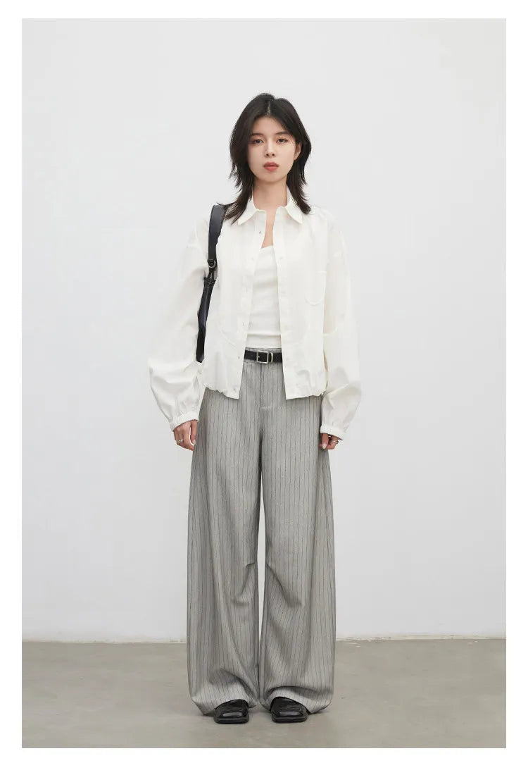 Women Trousers Loose Casual Wide Leg Pants