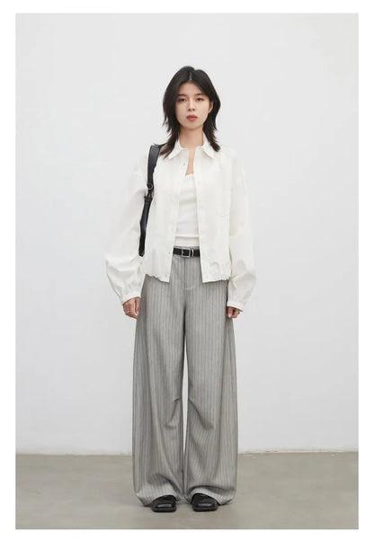 Women Trousers Loose Casual Wide Leg Pants