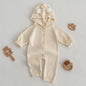 3 Pcs Newborn Baby Girls/Boys Sleeveless Knit Rompers