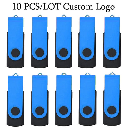 10pcs Flash Drive Flash Memory Card Memory Stick