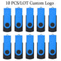 10pcs Flash Drive Flash Memory Card Memory Stick