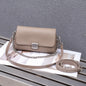 Genuine Leather Women's Barrel Crossbody Bag