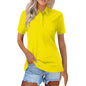 Women's Casual Button Short-Sleeved Breathable Tops