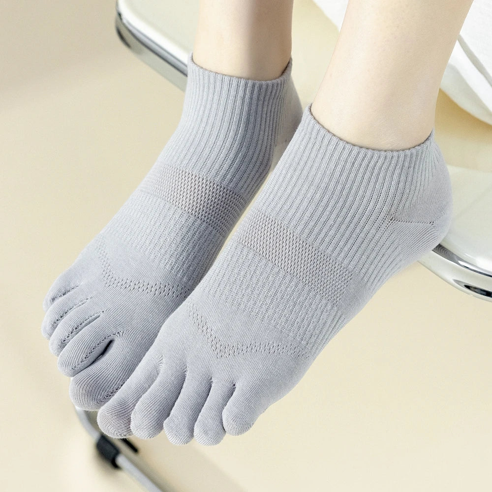 5 Pairs  Women Sports Toe Socks