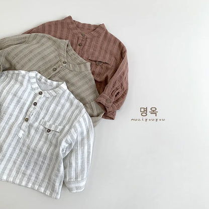 Boys/Girls Simple Vertical Shirt Casual