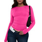 Sexy Cropped Womens Casual Skinny Slim T Shirts