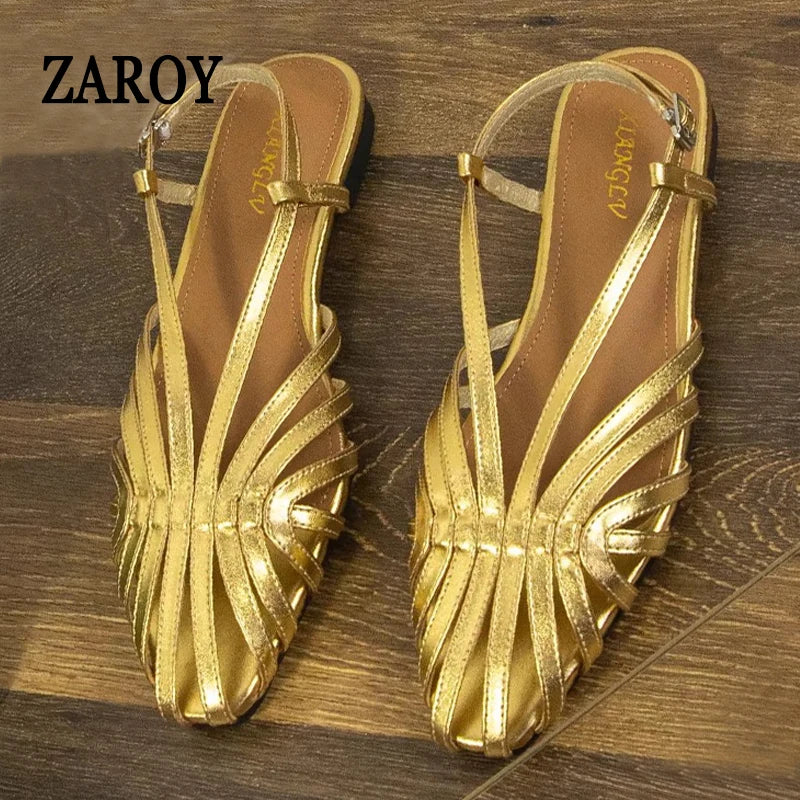 Flat Sandals Large Size Designer Shoes Summer