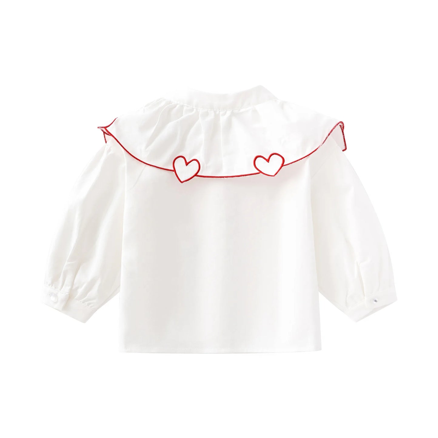 Girls Long Sleeve Loving Heart Shirt