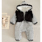 Infant Baby Girls Long Sleeve Cotton Jumpsuit