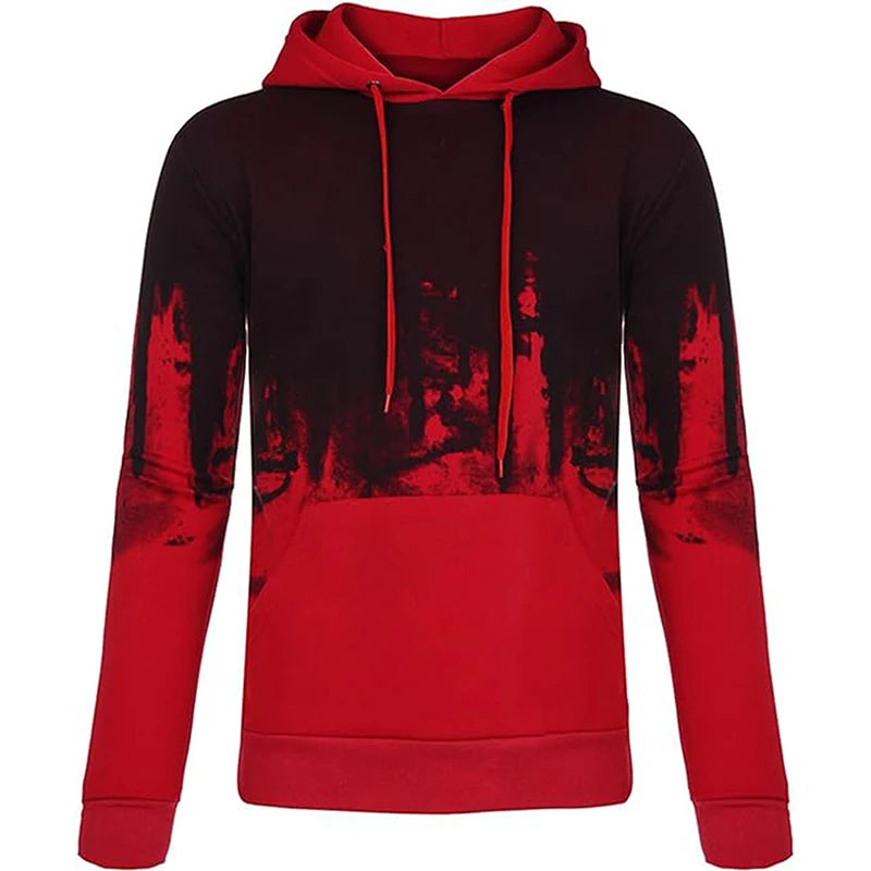 Men s Oversized Hood Sweatshirt 3D Printed