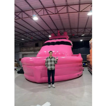 Large Custom Inflatable Pink Boat High Quality