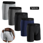 5pc Mid-Long Cotton Brand Boxer Shorts Men