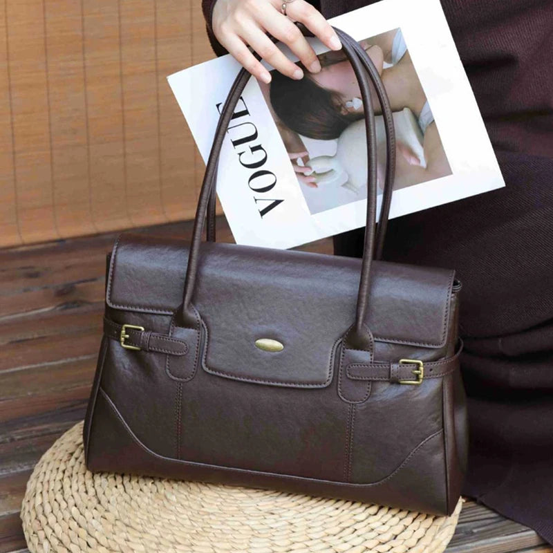 Genuine Leather Large Tote Handbags For Women