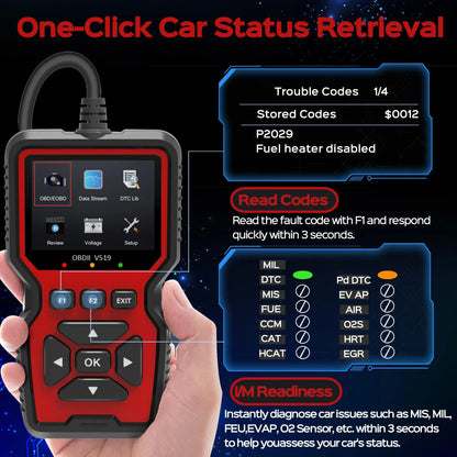 Mechanic OBDII Diagnostic Code Reader Tool