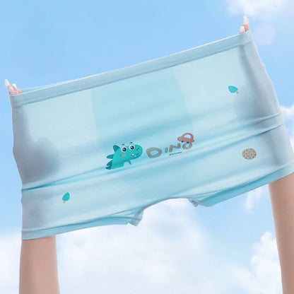 4PCS Teen Boys Breathable Soft Antibacterial Underwear