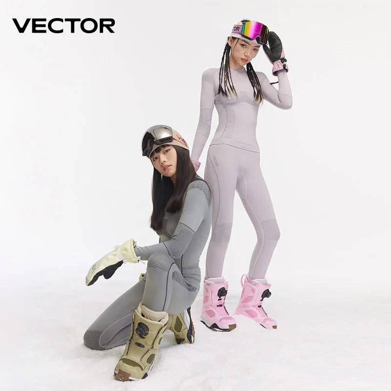 Women Ski Thermal Underwear Sets Quick Dry