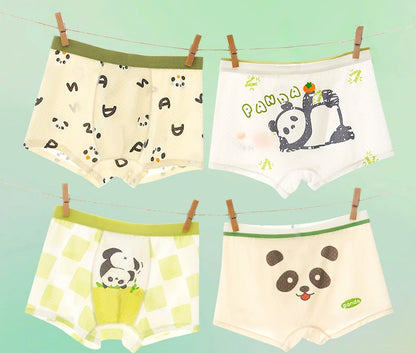 4PCS Mesh Breathable Comfort Boys  Antibacterial Underwear